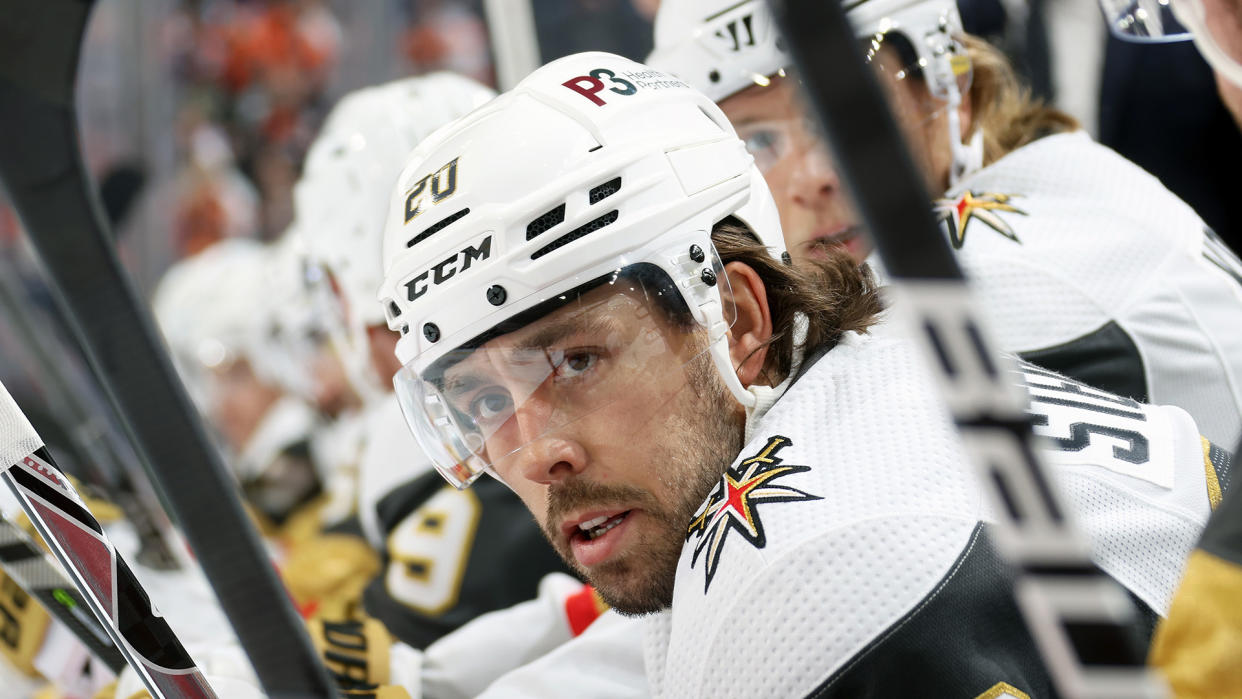 Chandler Stephenson and the Golden Knights are mired in a slump.  (Photo by Len Redkoles/NHLI via Getty Images)