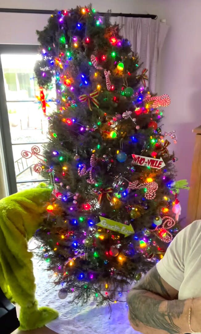 Dax Shepard Shows Off His and Kristen Bell's 'Genius' Grinch-Inspired Christmas Tree