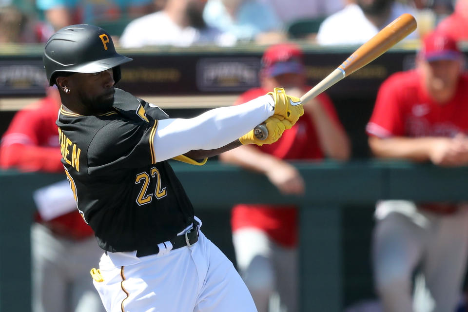 Andrew McCutchen重返MLB生涯起點匹茲堡海盜。（Photo by Cliff Welch/Icon Sportswire via Getty Images）