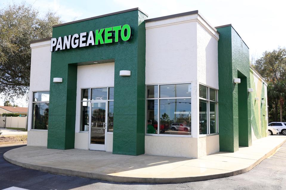 The storefront is shown Wednesday, Jan. 17, 2024 at PangeaKeto at Beach Boulevard and San Pablo Road in Jacksonville, Fla. The ketogenic franchise eatery and grocery store focuses on healthy options such as sugar and gluten-free meals and snacks. [Corey Perrine/Florida Times-Union]