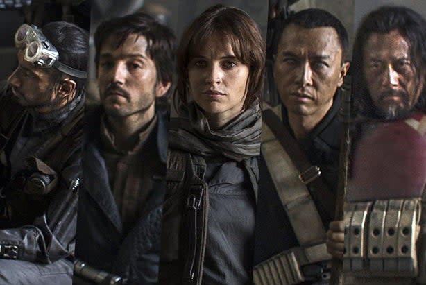 who's who in rogue one a star wars story movie