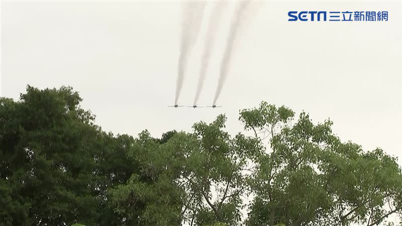 雷虎小隊今日國慶預演飛掠台北上空。（圖／資料照）