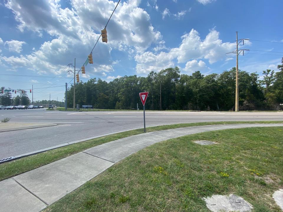 Plans have been submitted for an apartment complex at the intersection of Carolina Beach Road and Independence Boulevard.