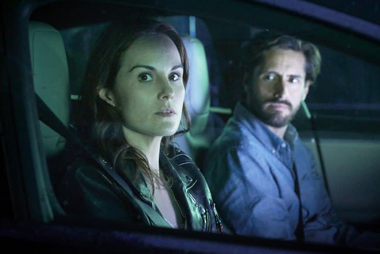 Michelle Dockery and Juan Diego Botto (Credit: Brownie Harris/TNT)