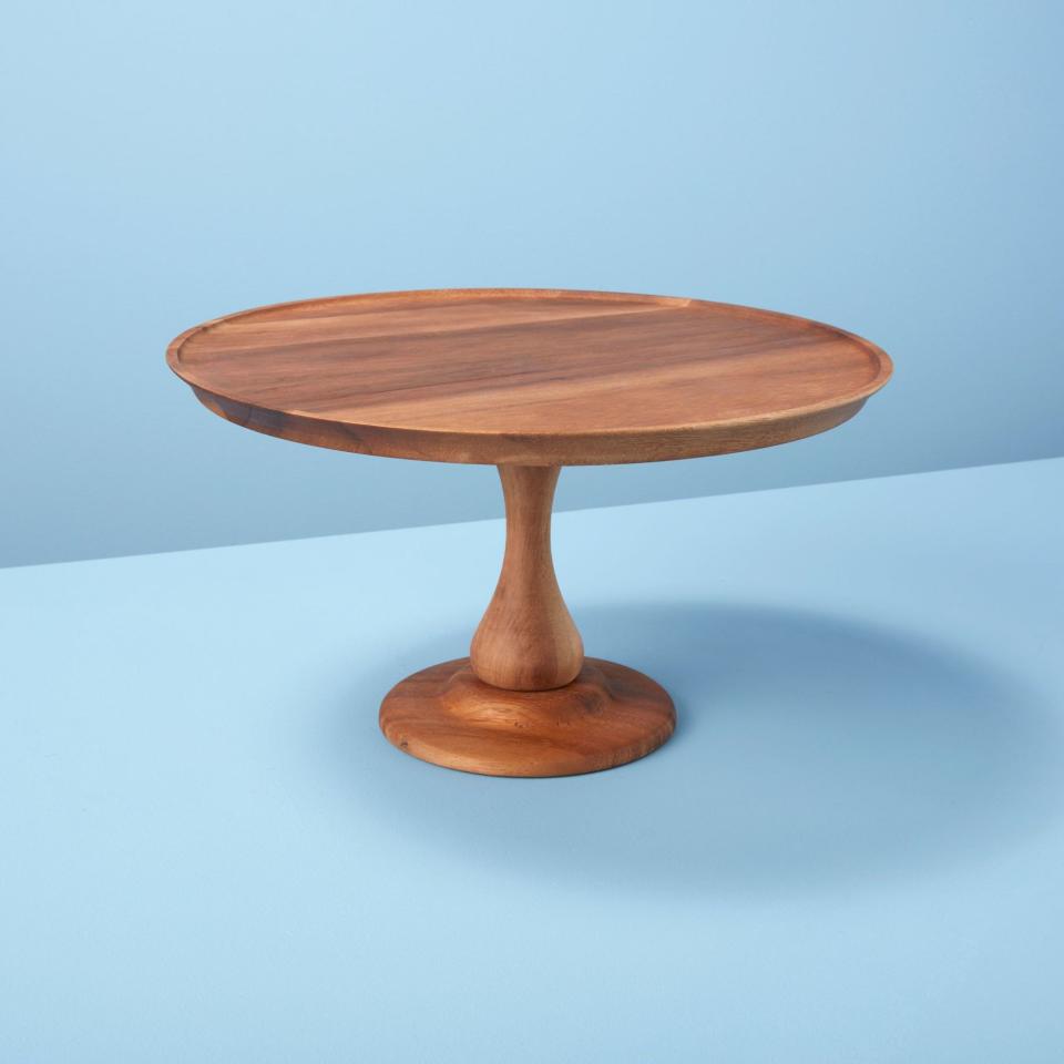 10) Acacia Cake Stand