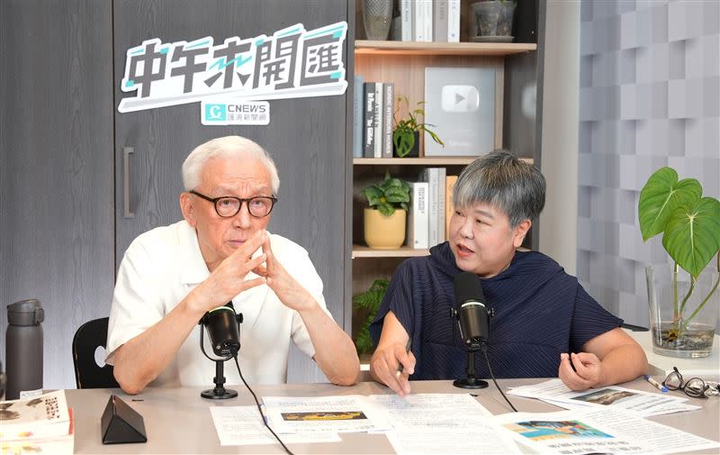 曹興誠（左）直言，他不會稱中共為「中國」，自己都叫他們三河流域。（圖／匯流提供）