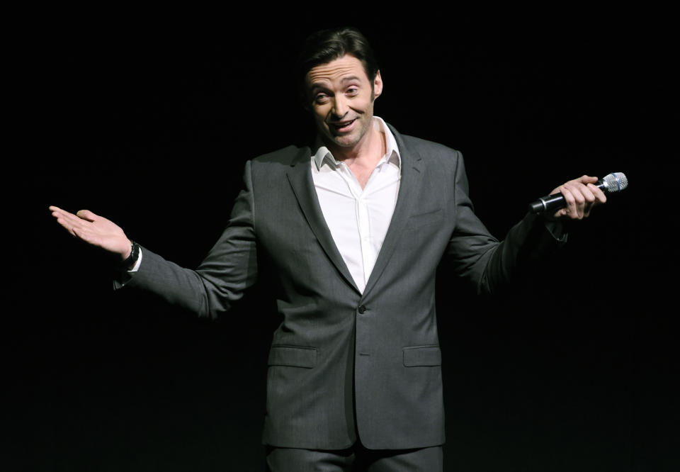 Schauspieler Hugh Jackman zeigte sich bei den Golden Globes erst siegessicher – und dann verwirrt. (Bild: AP Photo)