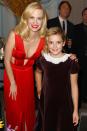 <p><em>Mad Men'</em>s mother-daughter duo, January Jones and Kiernan Shipka, shared a sweet moment after the show.</p>