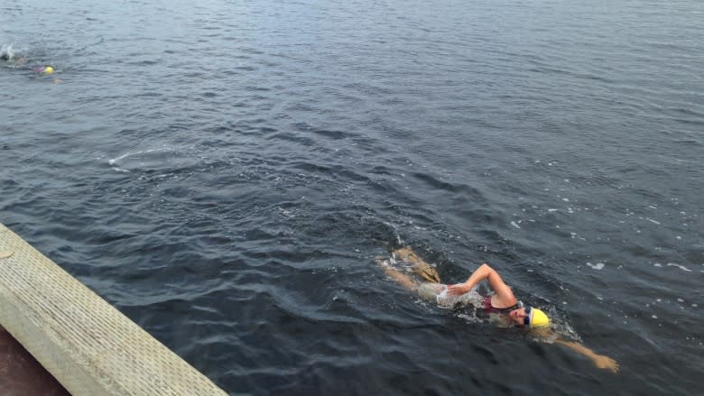 Swimmers compete in Sea Dogs Open Water Swim