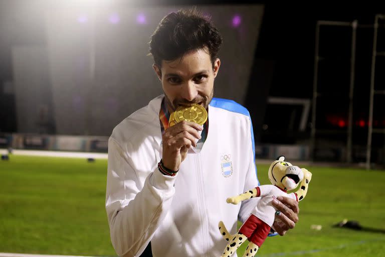 Federico Bruno, uno de los grandes ganadores del atletismo argentino en Asunción