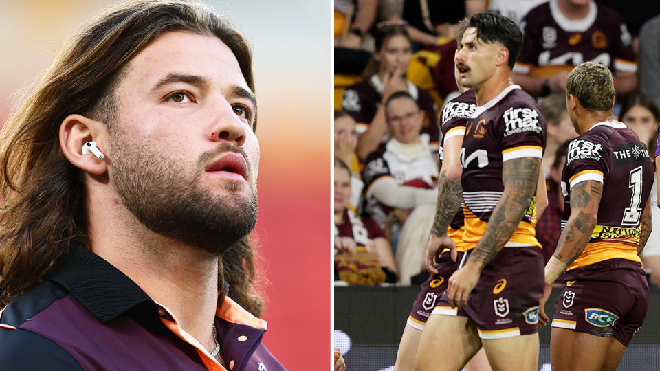 Broncos legend Corey Parker has called out Kevin Walters' team having witnessed the warm-up ahead of the 50-12 thrashing to the Storm. (Getty Images)