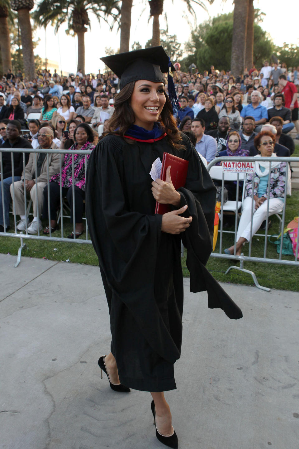 eva during graduation