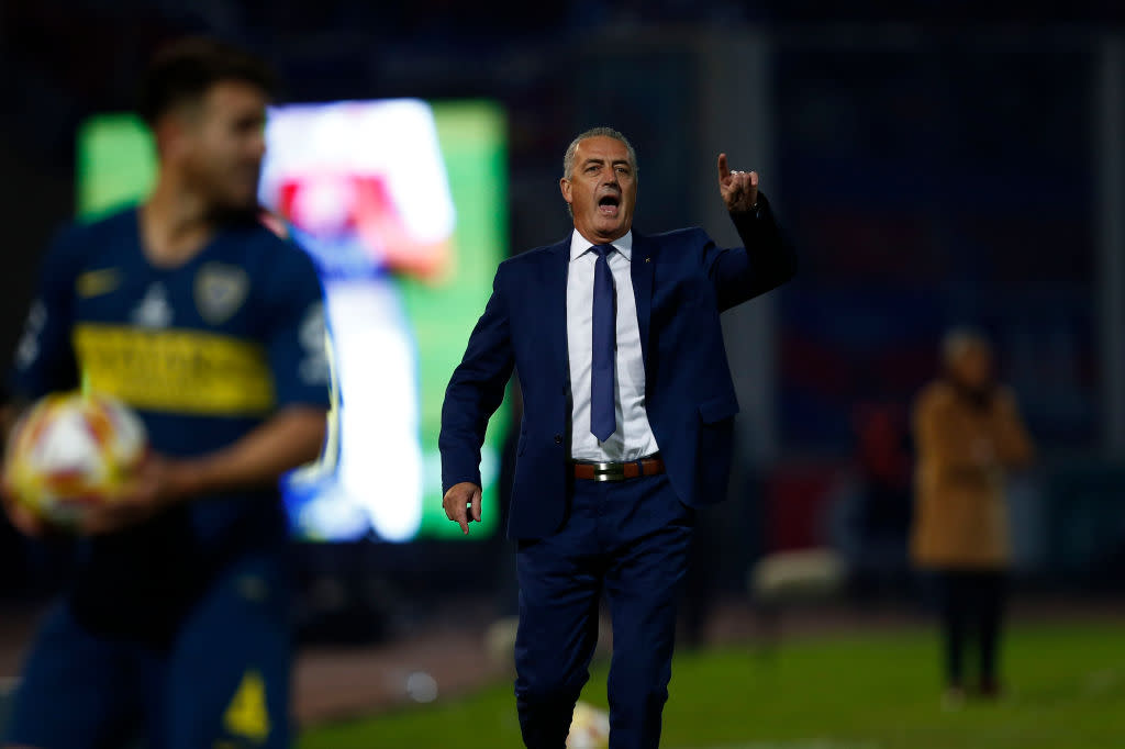 Gustavo Alfaro, el director técnico de Boca Juniors, cuenta con la responsabilidad de conseguir la séptima Copa Libertadores para el club argentino. (Photo by Demian Alday/Getty Images)