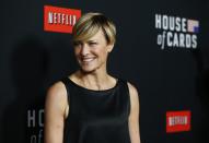 Naomi Watts on Robin Wright:<br><br>Robin Wright is a woman who can check all the boxes. Anyone who has seen her in <i>House of Cards</i> knows how she is able to take her talents — deep thought, beauty, raw truth — and incorporate <i>all</i> of them onscreen. My experience of Robin evolved, from watching her in <i>The Princess Bride</i> and <i>Forrest Gump</i>, then meeting her and finally collaborating with her, each time the impression becoming greater. I remember her fragility and depth in early performances. She was mesmerizing.