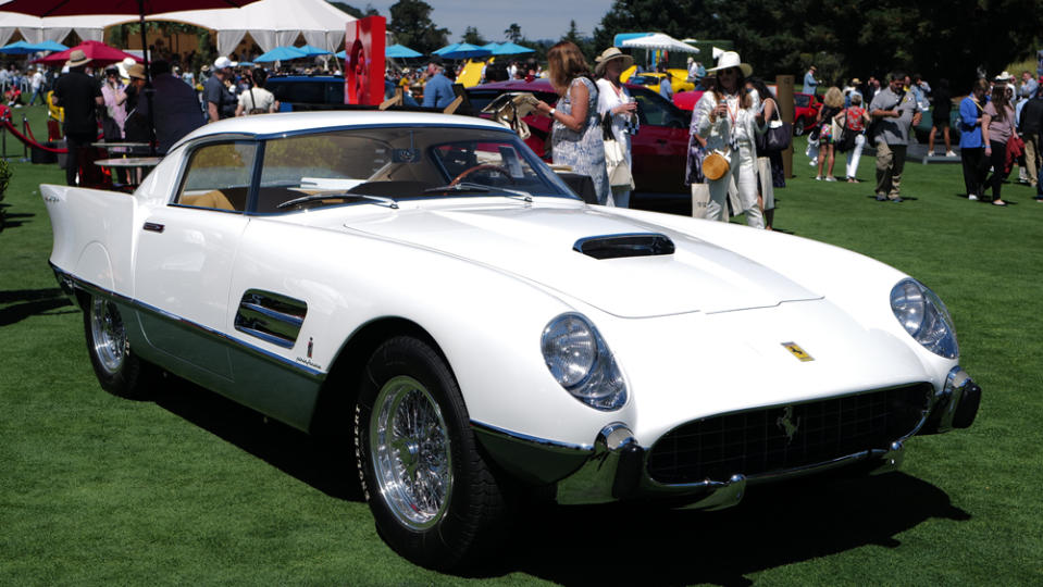 The 1956 Ferrari 410 Superamerica “Superfast 1” named the Rolex Circle of Champions Best of Show at the Quail, a Motorsports Gathering 2023.