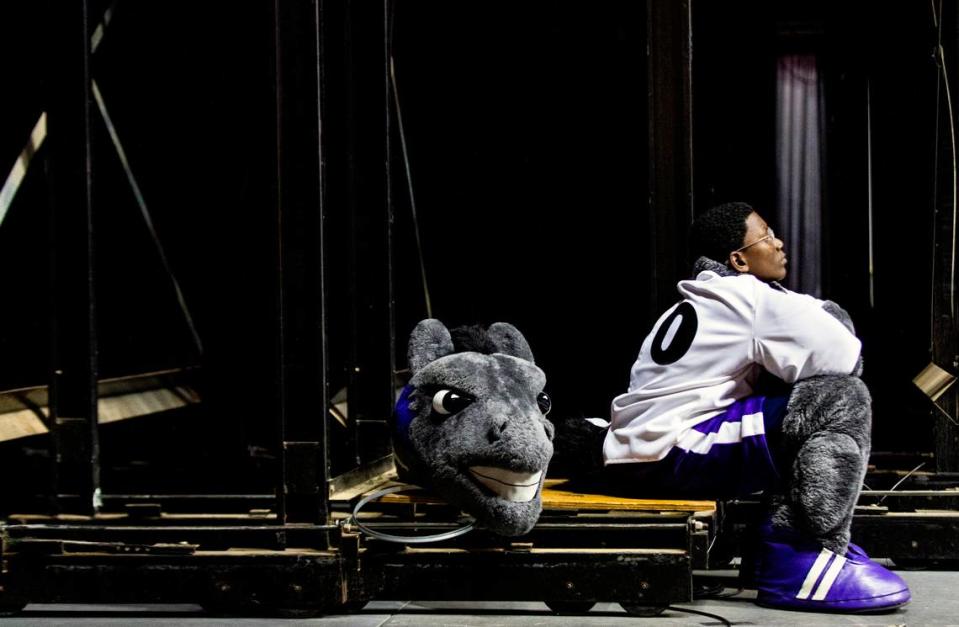 Malcolm Wright watches Ridge View play Myrtle Beach in the class 4A championship game at the Colonial Life Arena on Saturday, March 7, 2020. Ridge View beat Myrtle Beach.