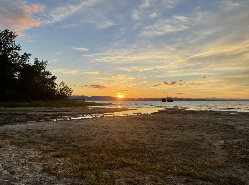 Sunset near Blanchard Beach