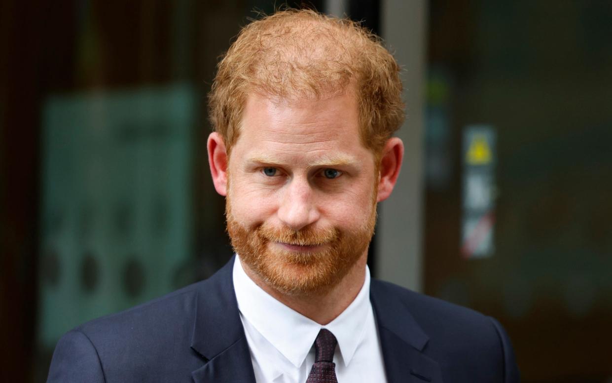 Prince Harry leaves the High Court - Max Mumby