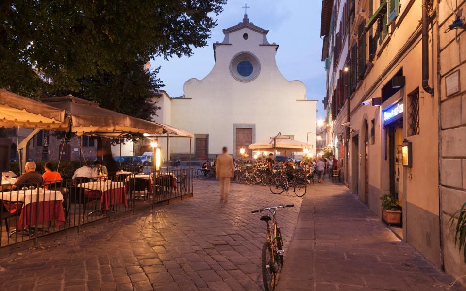 Piazza Santo Spirito, Florence, Italy