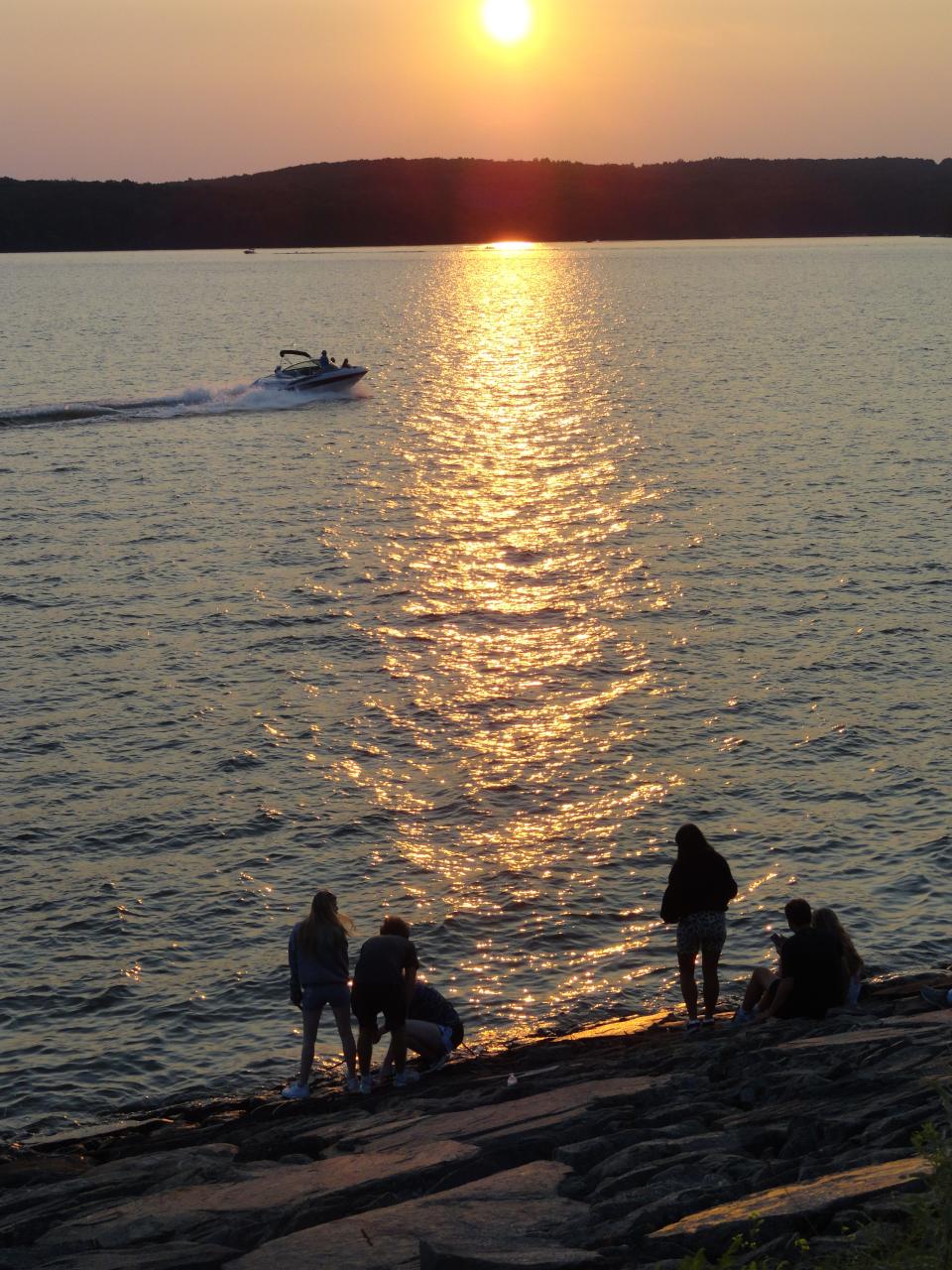 Sunshine in the Lake Wallenpaupack area makes for pretty scenery and could soon bring solar energy to power homes and businesses in the region, pending approvals and completion of an ECA Solar Farm near Hawley. This view of the sunset on the lake was taken from the Tafton Dike in the summer of 2021.