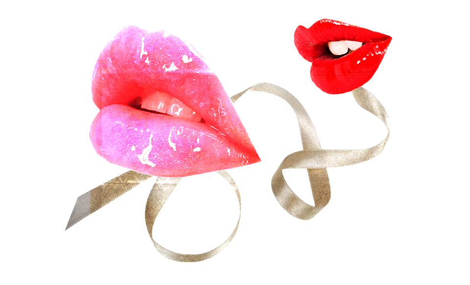 Lips and Ribbon