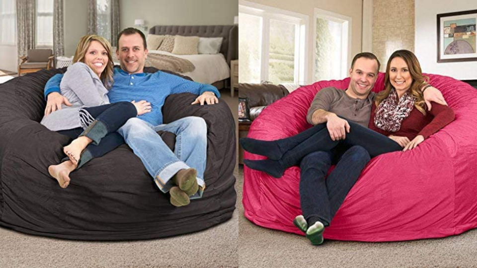 This bean bag chair lives up to its name.