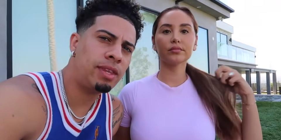 Austin McBroom and Catherine Paiz in their deleted video