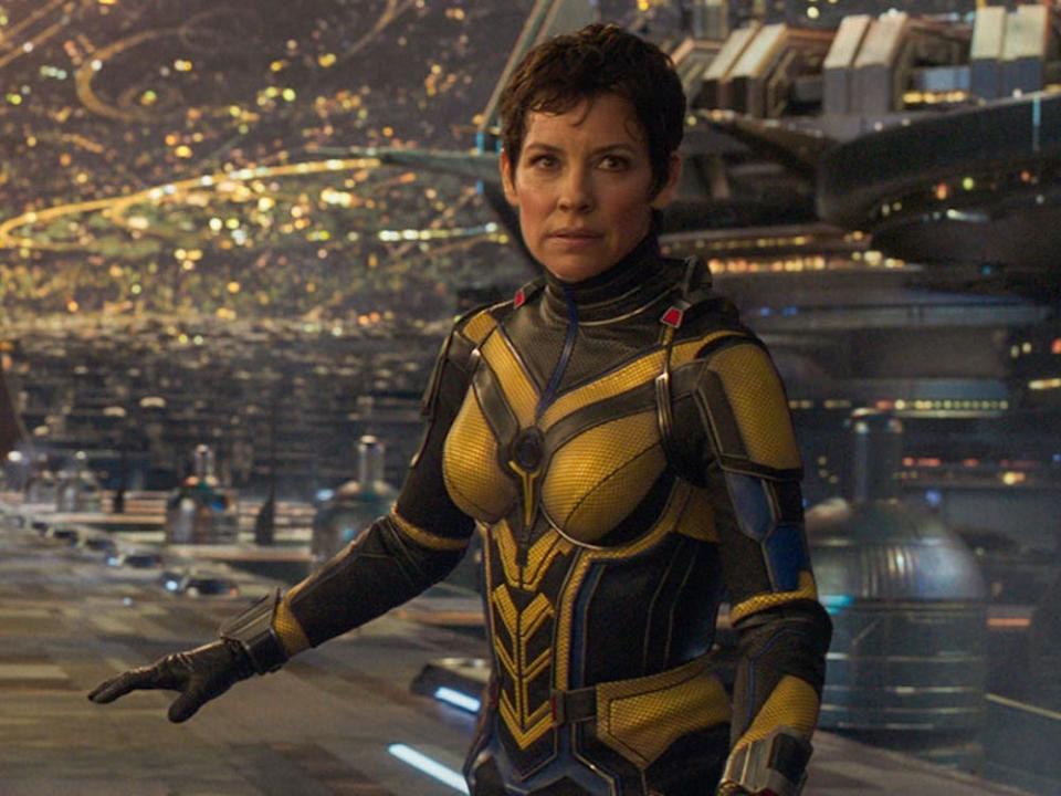 Evangeline Lilly as Hope van Dyne in "Ant-Man and the Wasp: Quantumania."