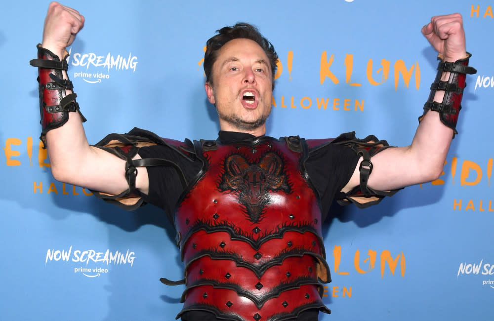 Elon Musk was spotted in costume at the party credit:Bang Showbiz