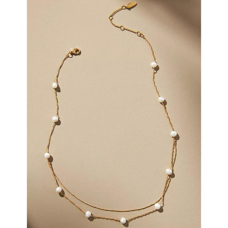 <p><a href="https://go.redirectingat.com?id=74968X1596630&url=https%3A%2F%2Fwww.anthropologie.com%2Fshop%2Fhybrid%2Fpearl-station-necklace&sref=https%3A%2F%2Fwww.biography.com%2Fbio-buys%2Fa60790755%2Ftaylor-swift-pearls%2F" rel="nofollow noopener" target="_blank" data-ylk="slk:Shop Now;elm:context_link;itc:0;sec:content-canvas" class="link ">Shop Now</a></p><p>Pearl Station Necklace</p><p>anthropologie.com</p><p>$34.95</p>