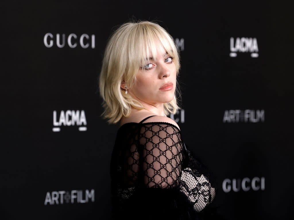 Billie Eilish attends 2021 LACMA's Art+Film 10th Annual Gala (Getty Images)