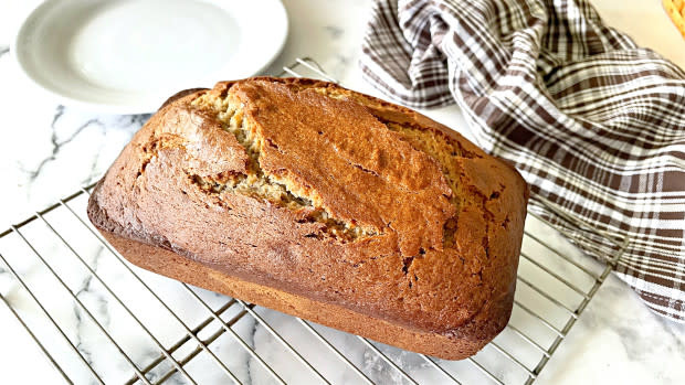 Banana bread cooling.<p>Krista Marshall</p>