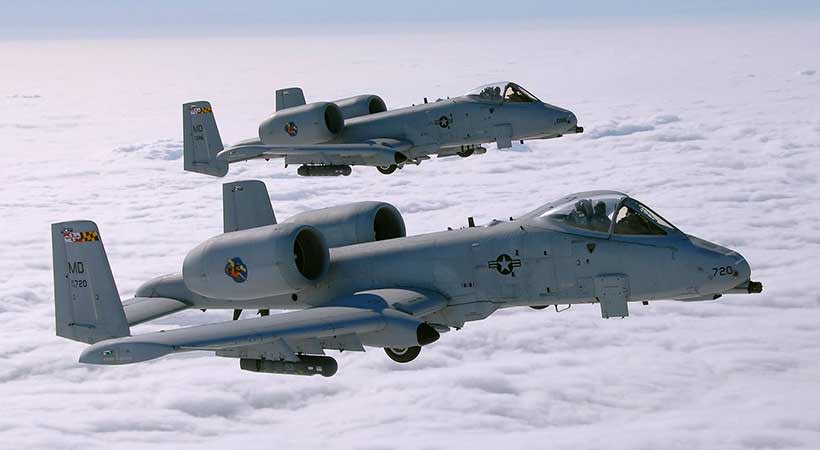 The A-10 Thunderbolts "Warthog" will perform June 11-12, 2022, in the OC Air Show.