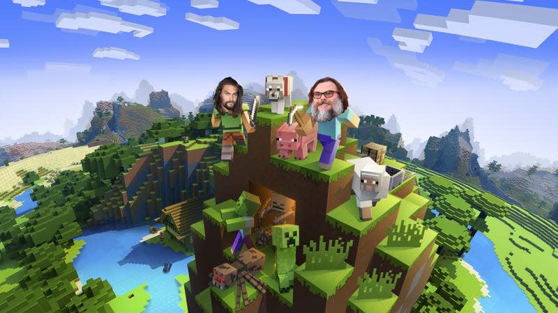 Minecraft starring Jason Momoa and Jack Black.