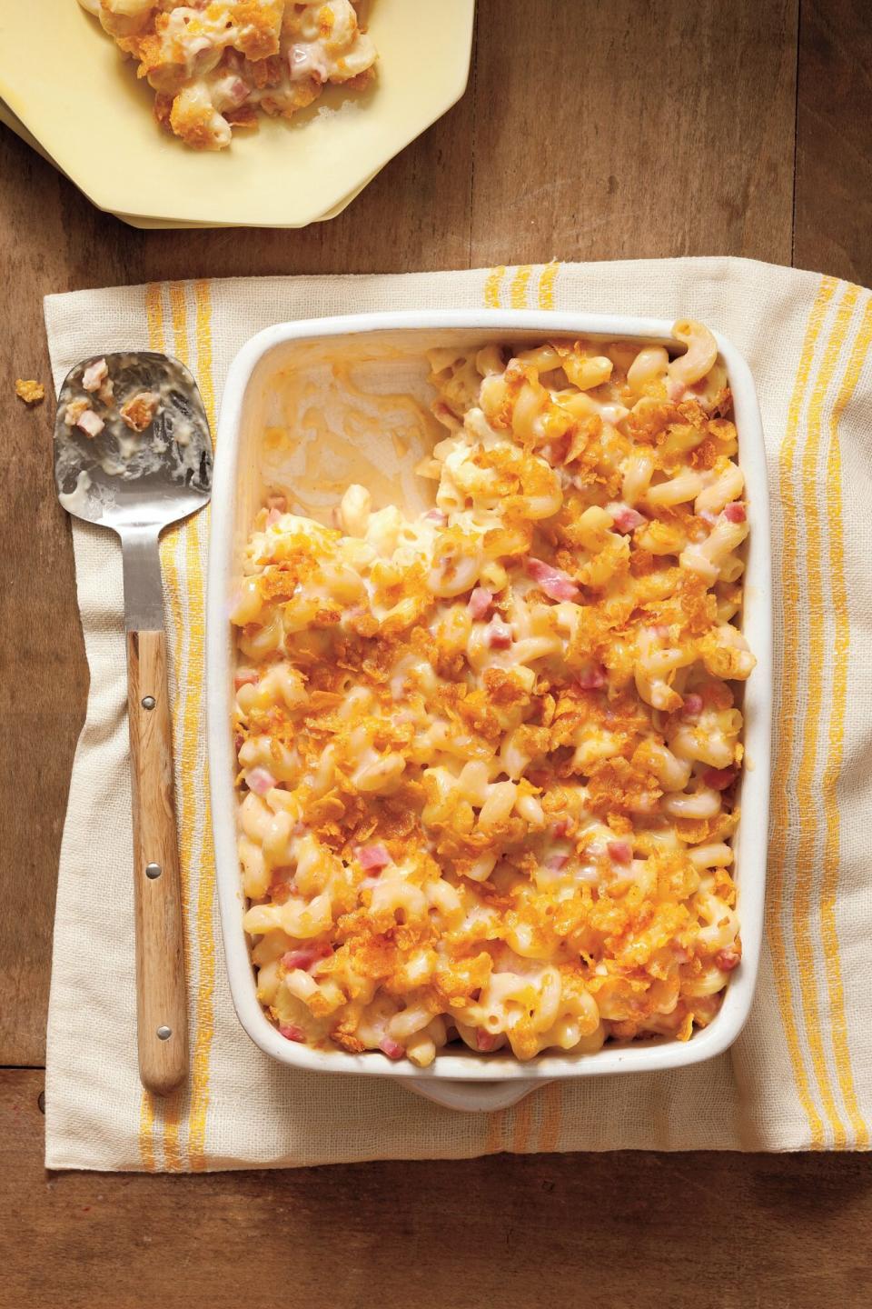 Baked Smokin’ Macaroni and Cheese