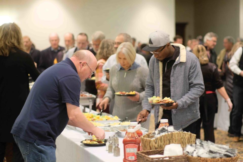About 900 Amarillo residents came out for a morning of prayer at the city's 33rd Community Prayer Breakfast Tuesday morning at the Amarillo Civic Center.