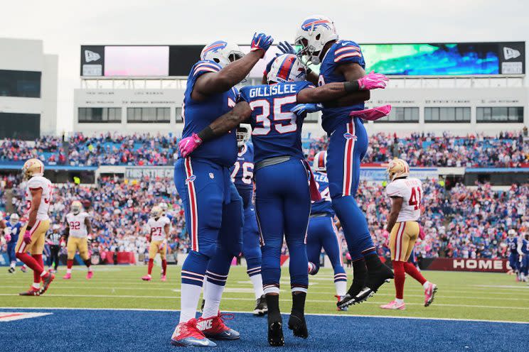 Can backup RB Mike Gillislee keep the Bills ground game going? (Getty Images)