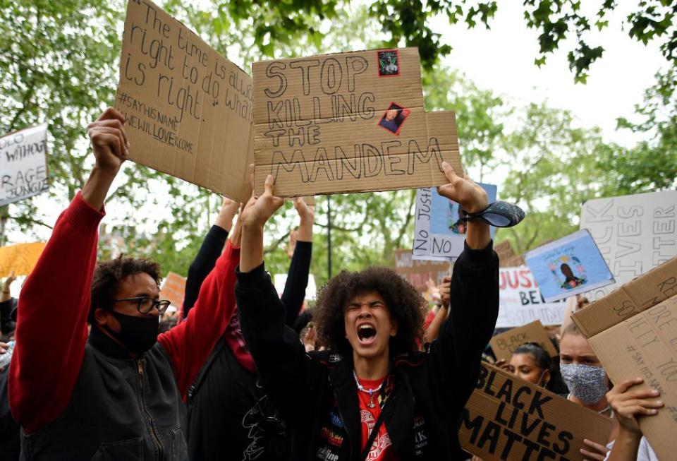 Black Lives Matter Protests In The UK