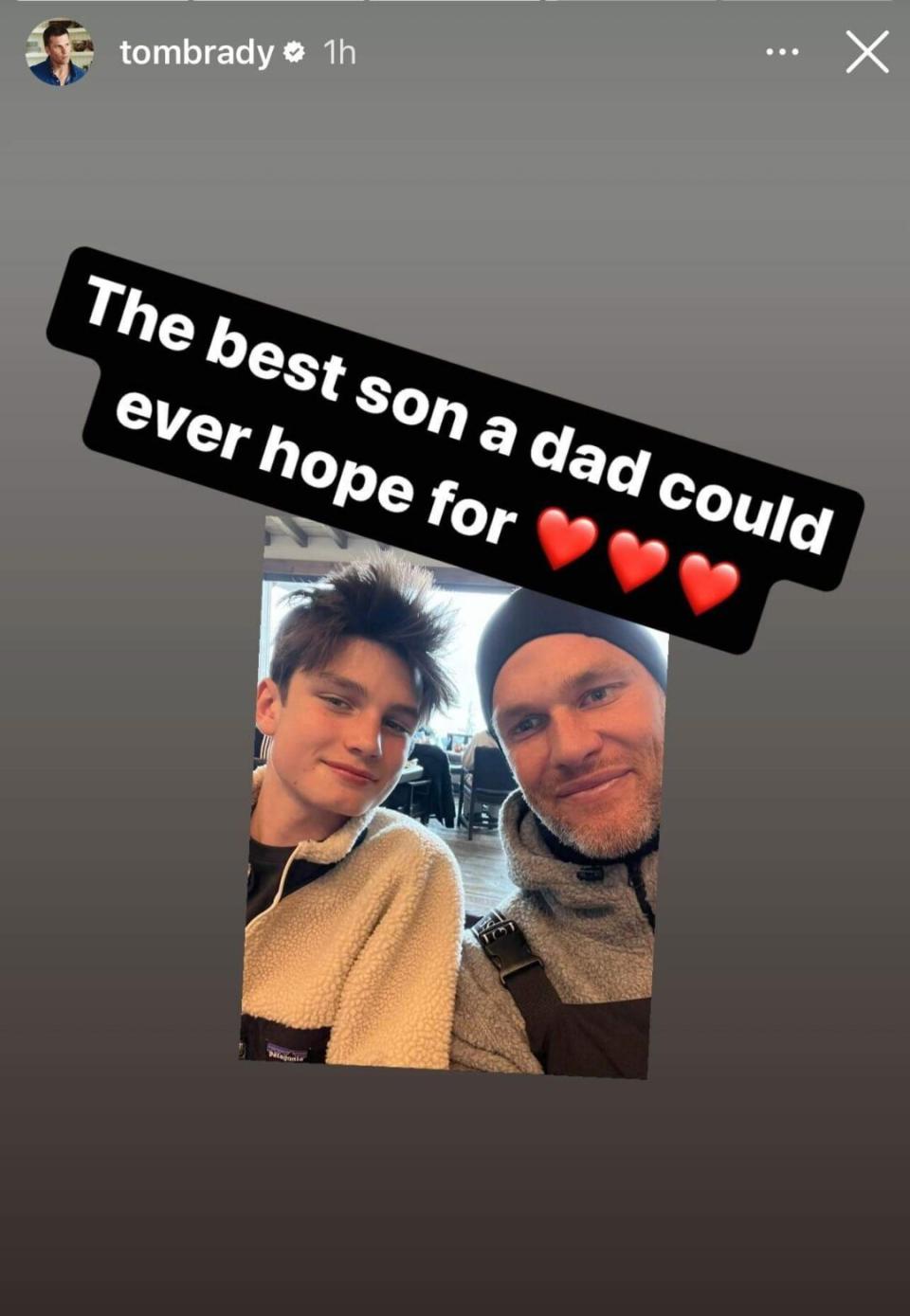 Tom Brady Calls Son Jack the 'Best Son a Dad Could Ever Hope For' as They Bond on Ski Trip