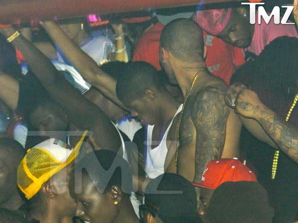 Chris Brown Goes Shirtless Before Drake Fight — PICS