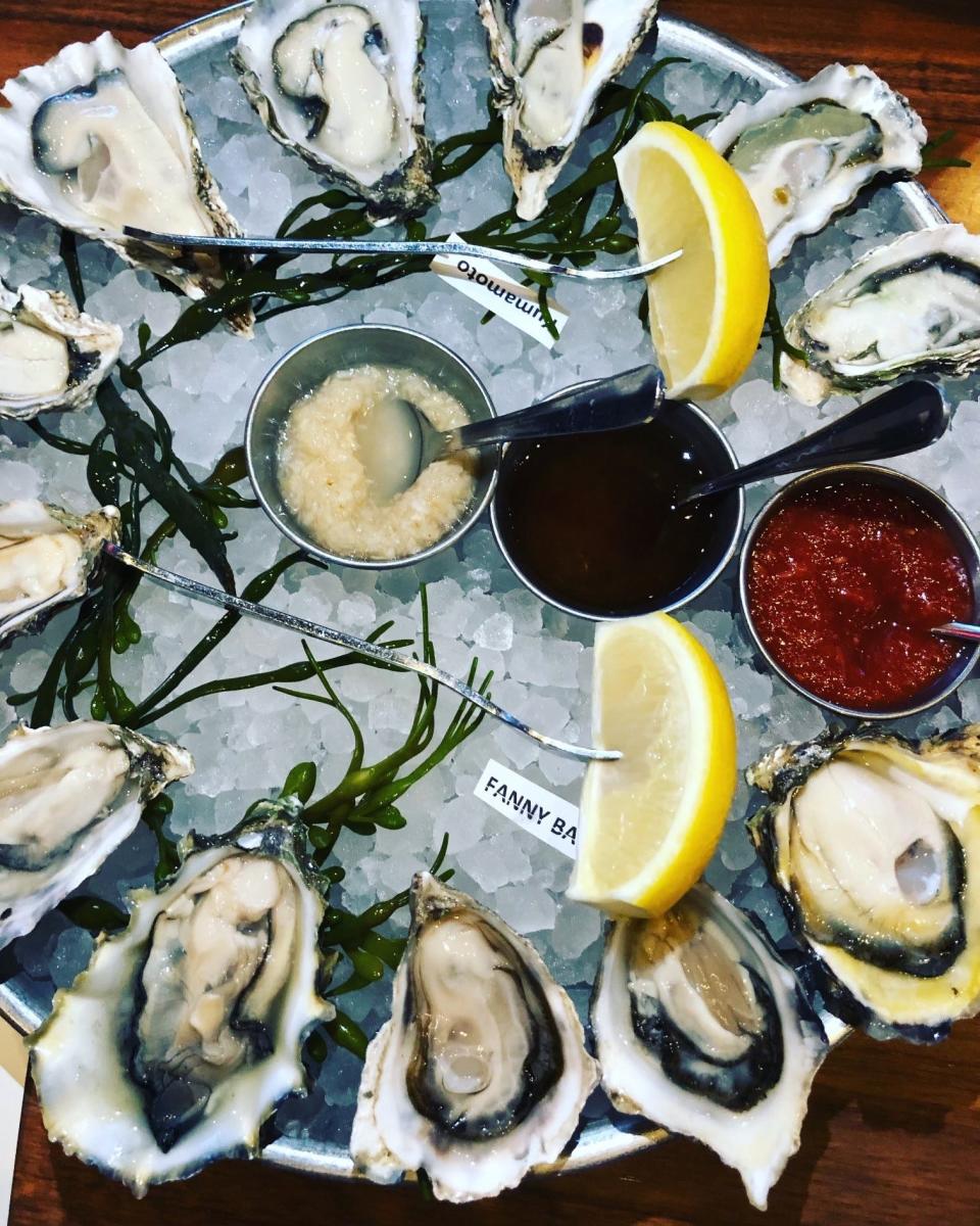 Diners will find at least six varieties of oysters at KEE Oyster House in White Plains.