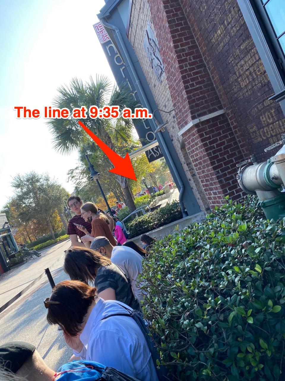 The line at Gideon's Bakehouse on a Friday morning in December 2021.