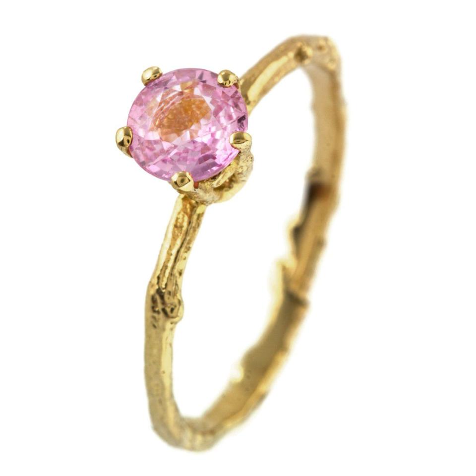 <p>Pale pink sapphire ring, £990, <a href="http://www.alexmonroe.com/jewellery/rings/5mm-pale-pink-sapphire-eyebright.html#.VqjQSOOLSi4" rel="nofollow noopener" target="_blank" data-ylk="slk:Alex Monroe;elm:context_link;itc:0;sec:content-canvas" class="link ">Alex Monroe</a></p>