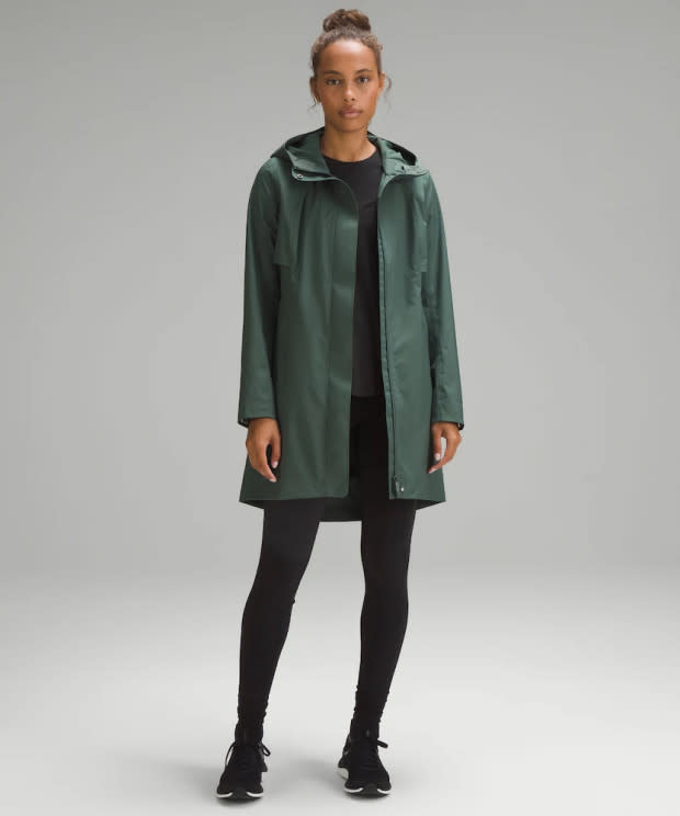 <p>lululemon</p><p>Rain jackets may get all the hype in the springtime, but there’s still precipitation in the fall — and you’ll want to be prepared. The cinchable hood and waist of the lululemon Rain Rebel Jacket create a comfortable fit (no matter the weather), and the hidden phone sleeve and interior pockets are super helpful if you’re taking this number on-the-go.</p>
