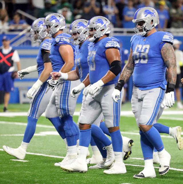 Frank Ragnow, Jonah Jackson missing on Detroit Lions' ailing