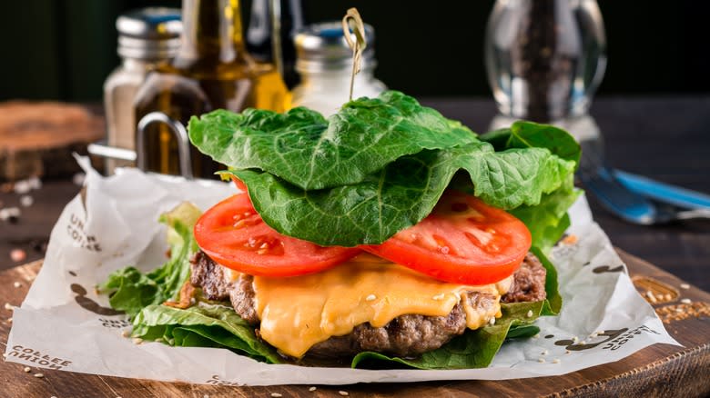 lettuce wrapped burger