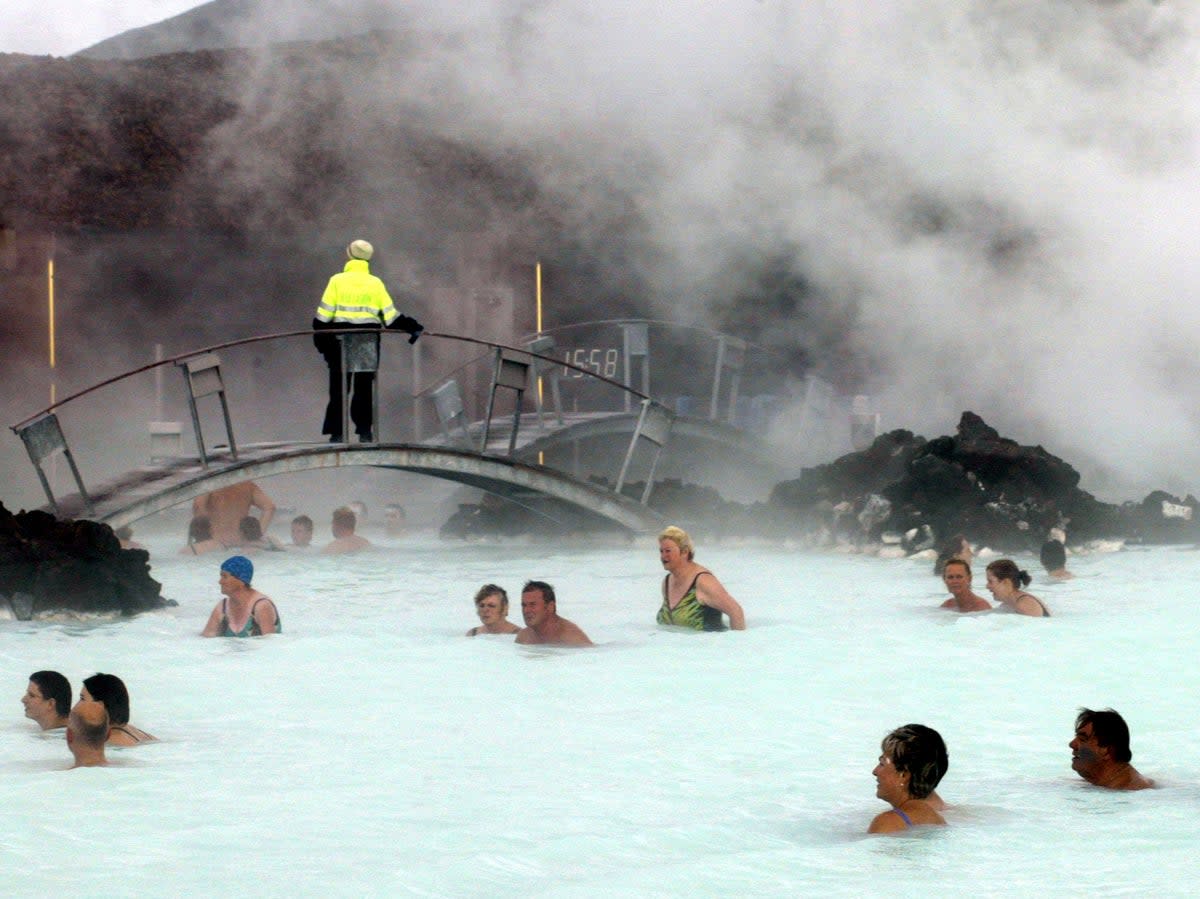 The Blue Lagoon in Iceland (AP)