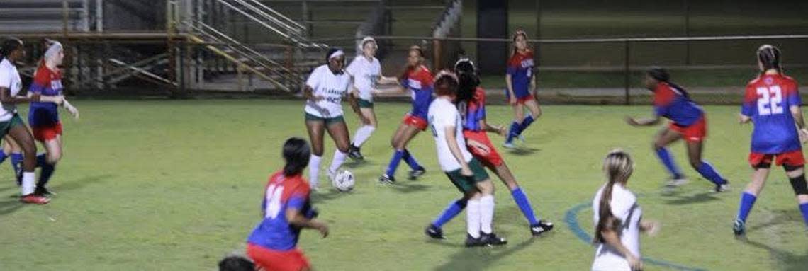 Flanagan vs. Plantation in girls’ soccer.