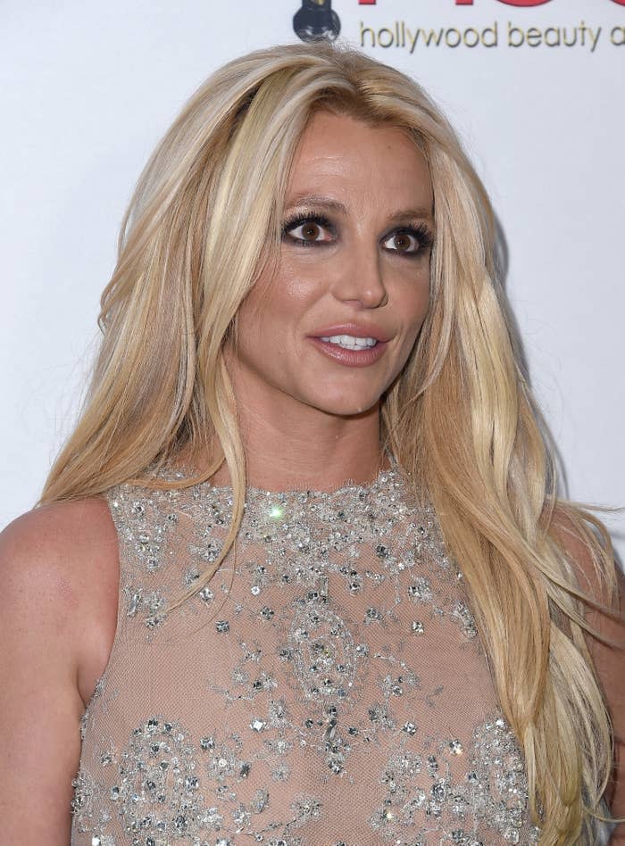 Closeup of Britney Spears