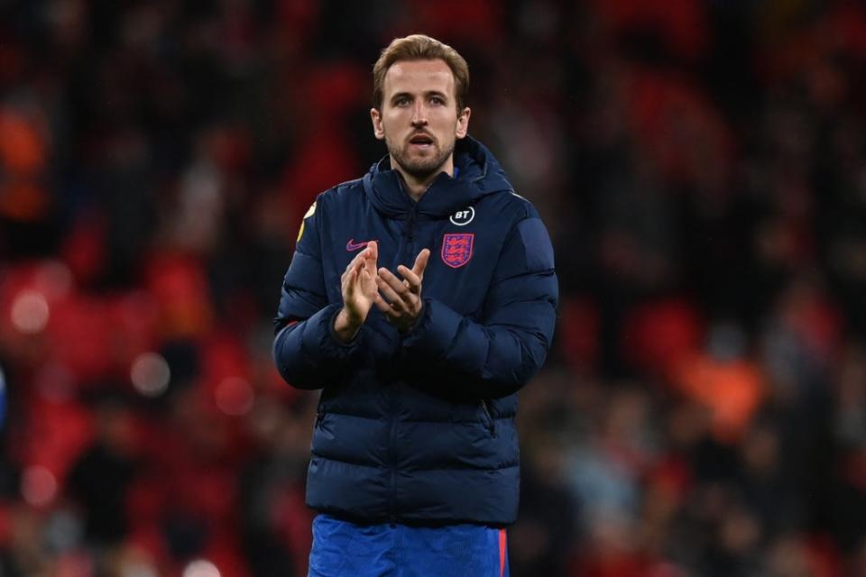 England welcomed back Harry Kane at Wembley after the Tottenham man scored a hat-trick against Albania (AFP via Getty Images)